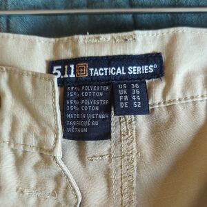 5.11 Tactical Khaki Cargo Pants for Versatile Use
